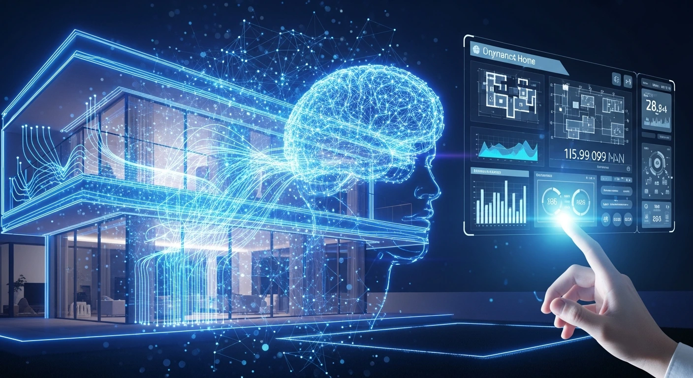 رسم توضيحي لاستراتيجية الذكاء الاصطناعي العقاري